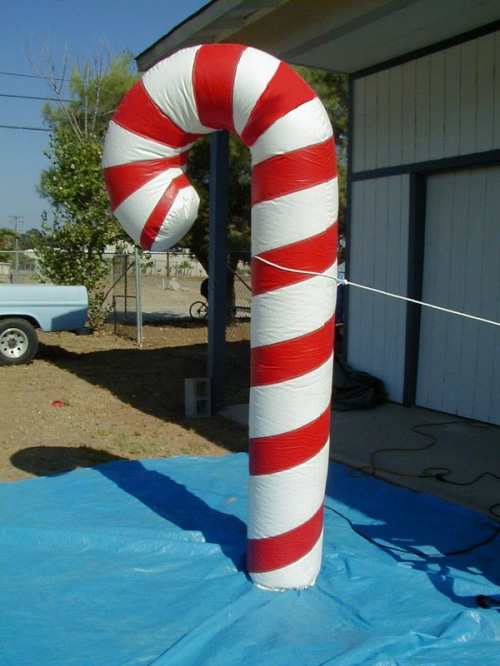 Holiday Inflatables candy cane